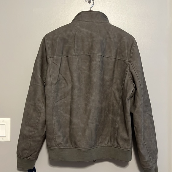 ❗️FINAL❗️ 🆕 TOMMY HILFIGER Faux Leather Bomber Jacket 🔴🔴 - Picture 4 of 7